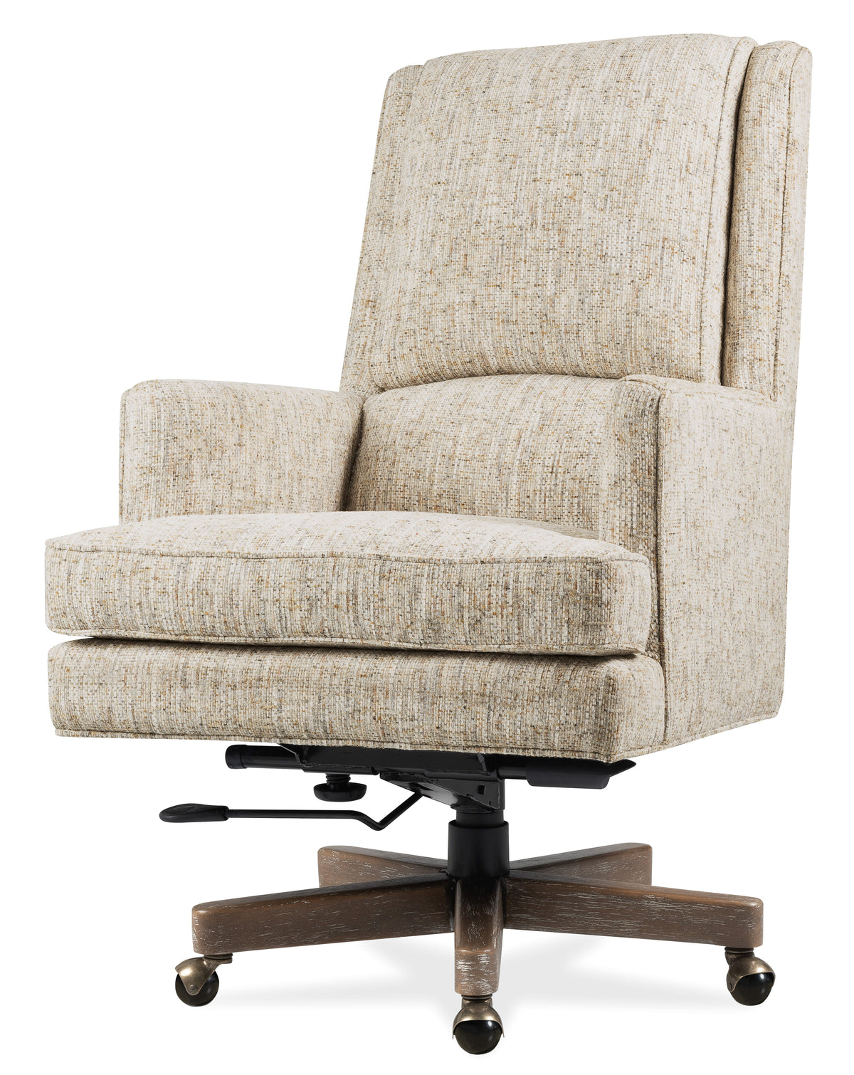 Wright Fabric Executive Swivel Tilt Chair - Beige by Hooker Furniture - View 3
