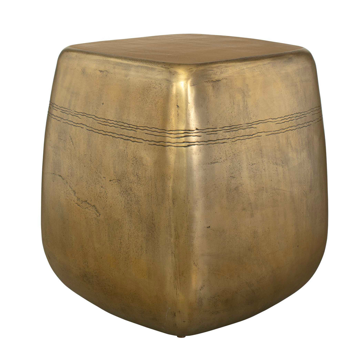 Saguaro Indoor-Outdoor Side Table - Gold by Uttermost - View 2