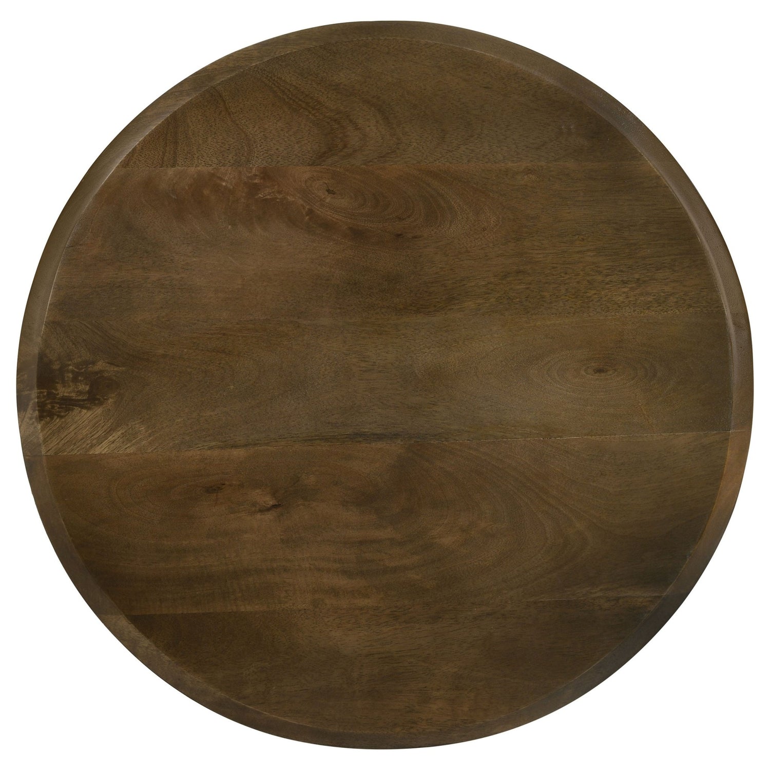 Deja 3 - piece Round Nesting Table Natural and Gunmetal | Coaster | Home Elegance USA