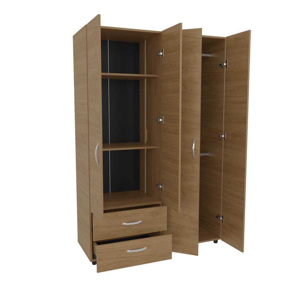 Crafton Armoire, Bedroom, Natural Oak - sold by Home Elegance USA