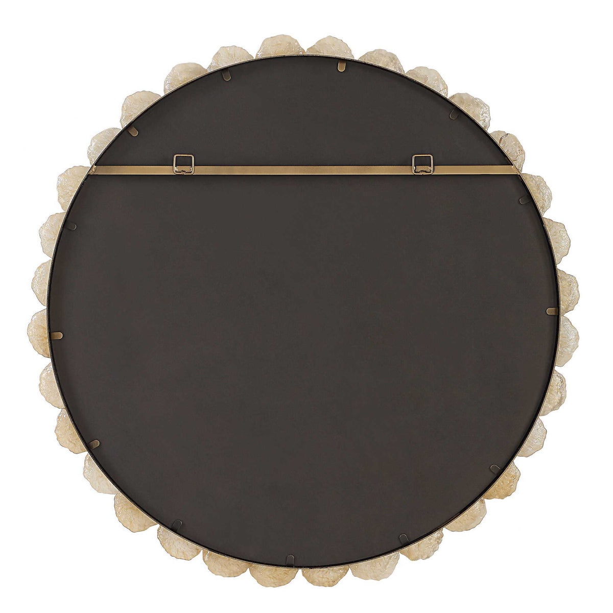 Nolina Round Mirror - Gold by Uttermost - View 3
