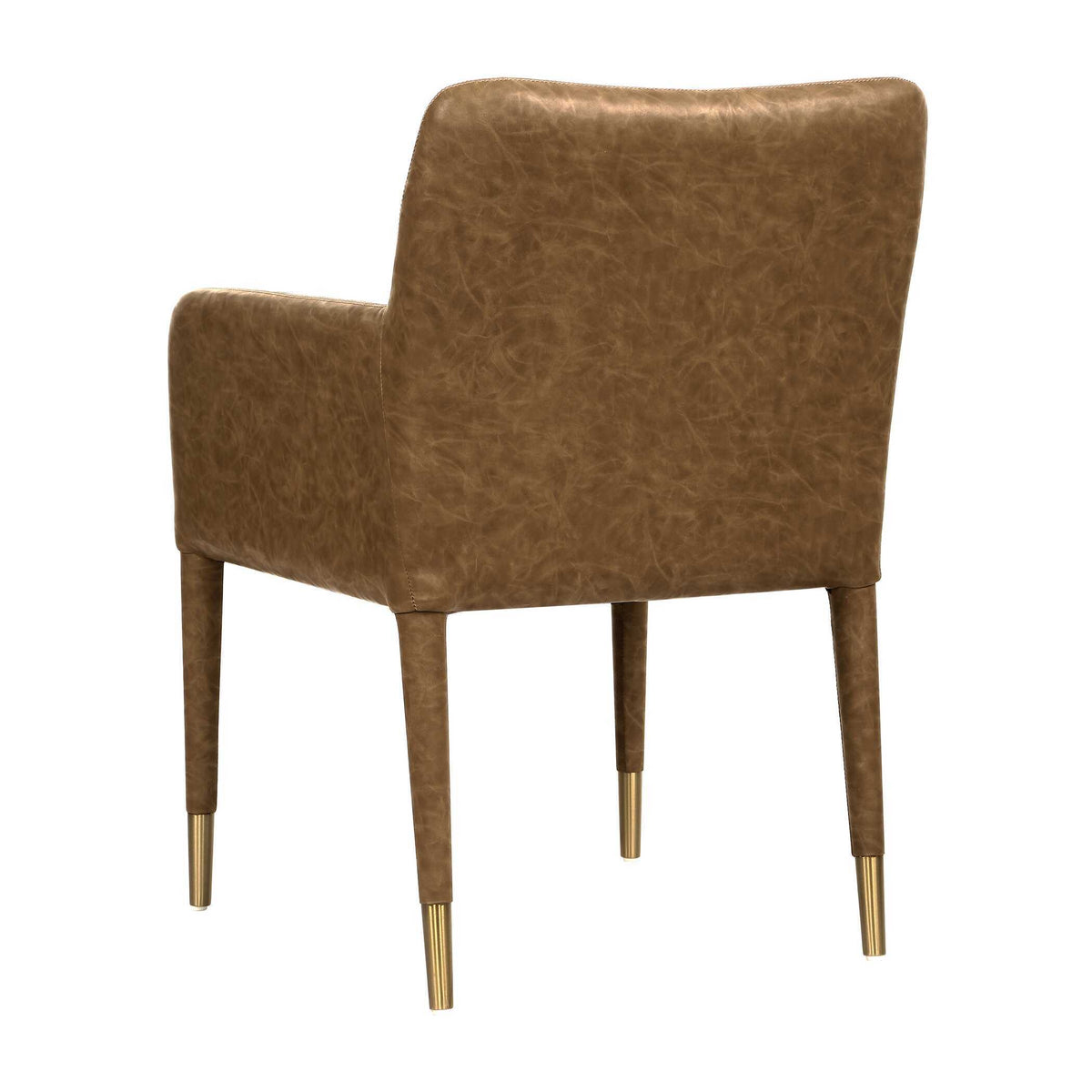 Conifer Dining Armchair Camel - Dark Brown by Uttermost - View 7