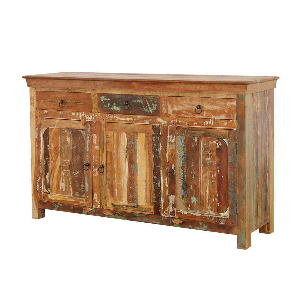 Henry 3 - door Accent Cabinet Reclaimed Wood | Coaster | Home Elegance USA