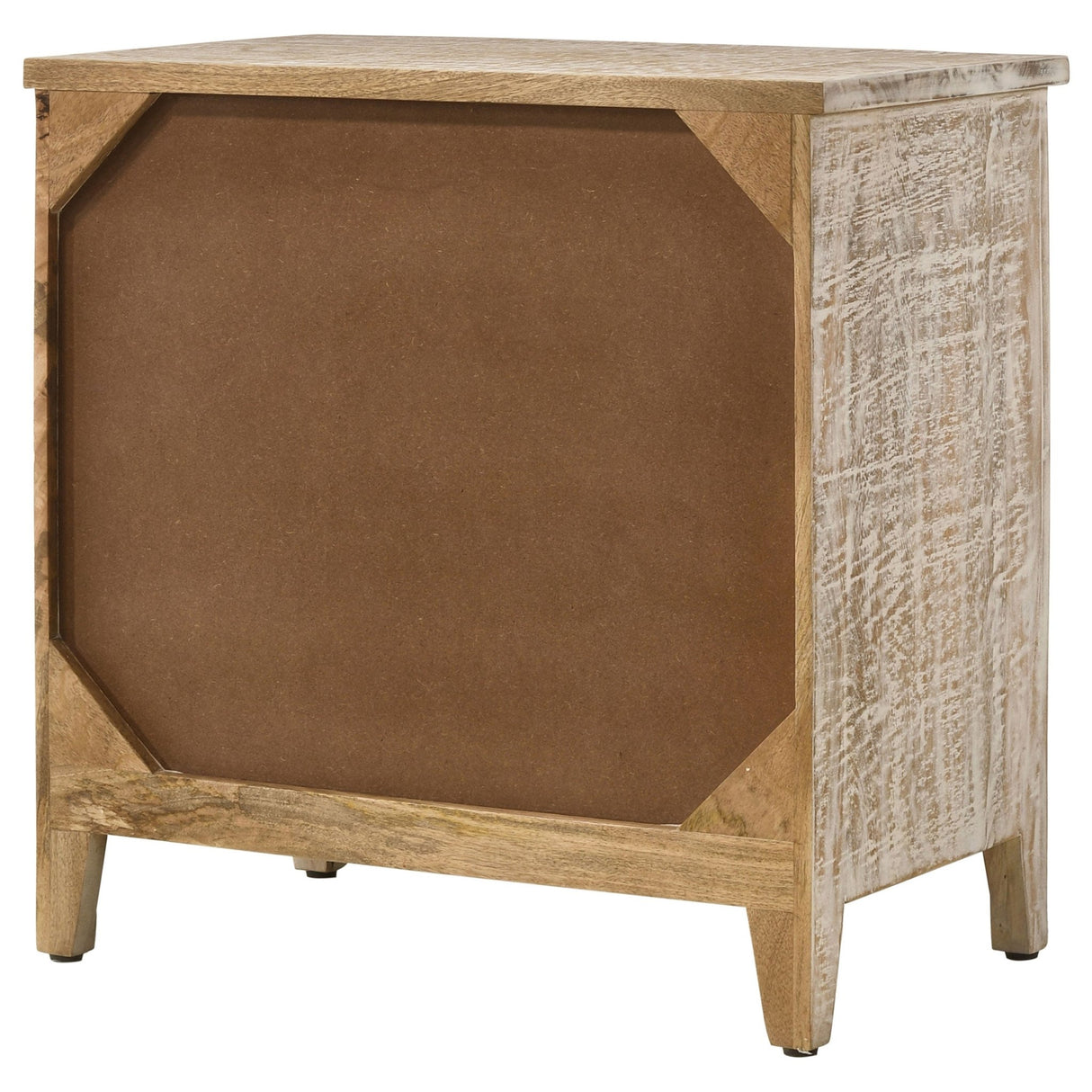 Mariska 3 - drawer Wooden Accent Cabinet White Distressed | Coaster | Home Elegance USA