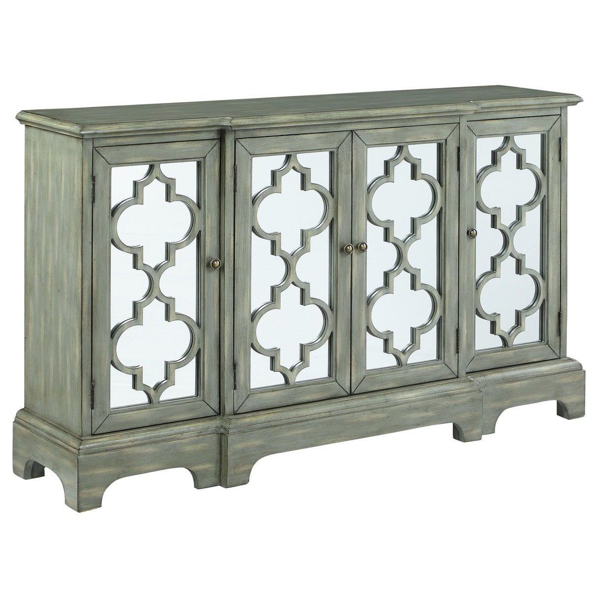 Erigeron 4 - door Accent Cabinet Grey | Coaster | Home Elegance USA