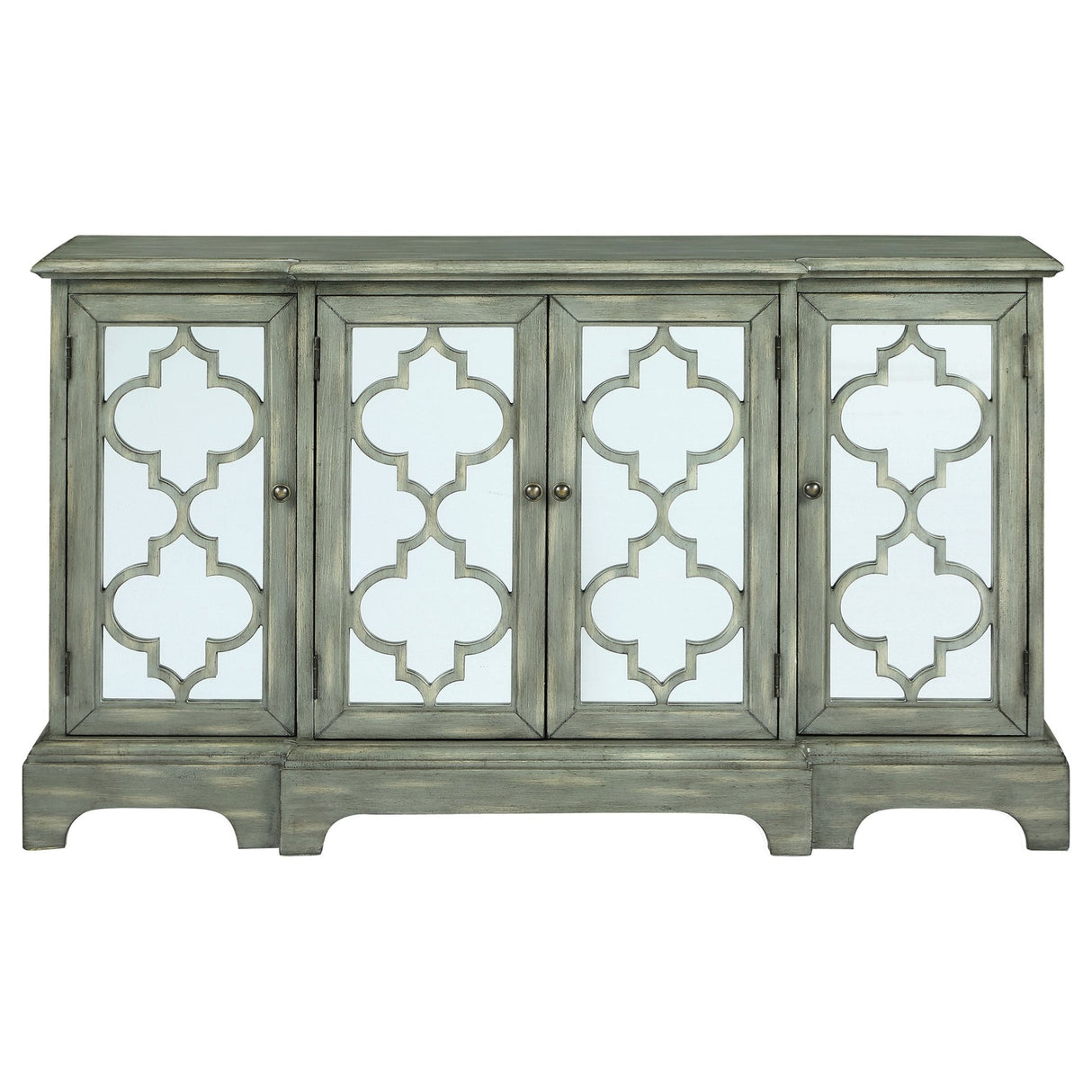 Erigeron 4 - door Accent Cabinet Grey | Coaster | Home Elegance USA