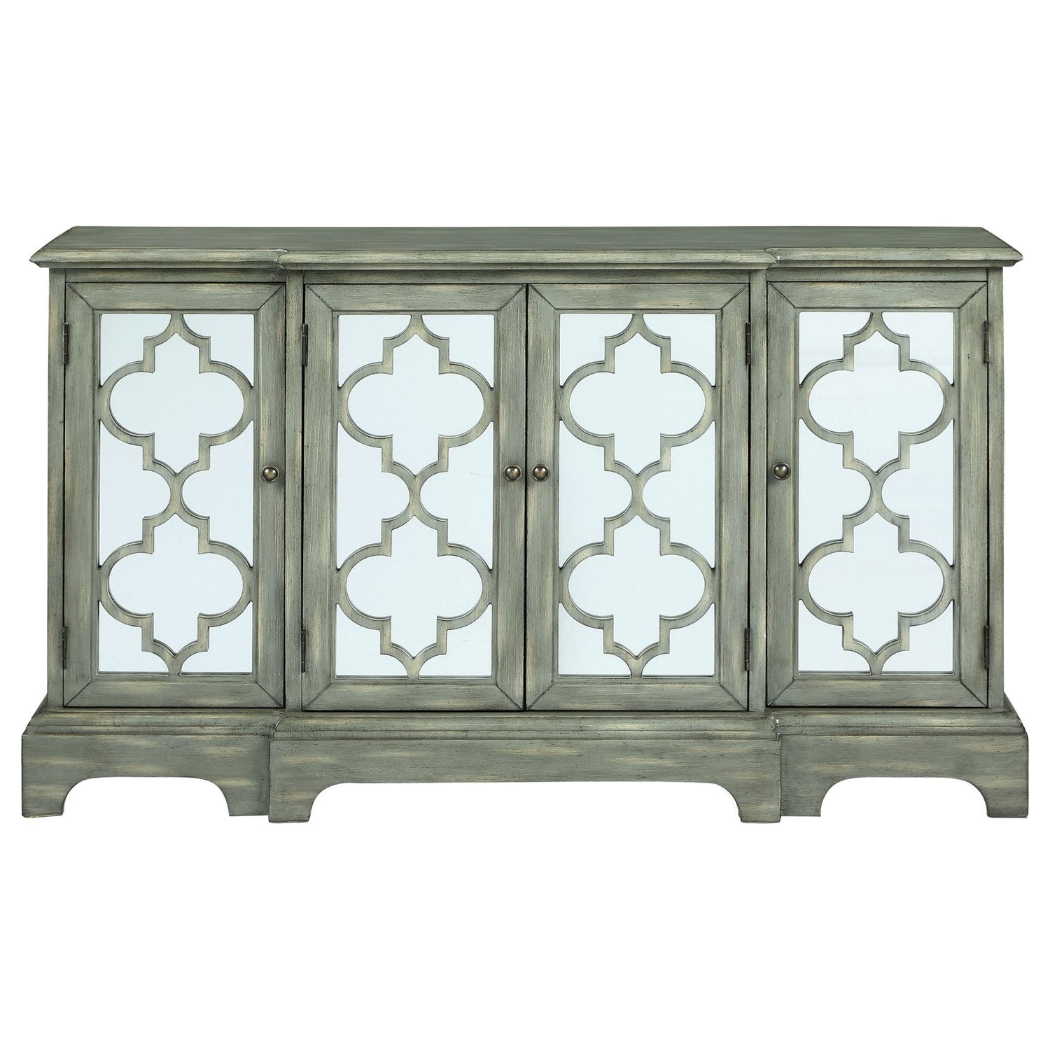 Erigeron 4 - door Accent Cabinet Grey | Coaster | Home Elegance USA