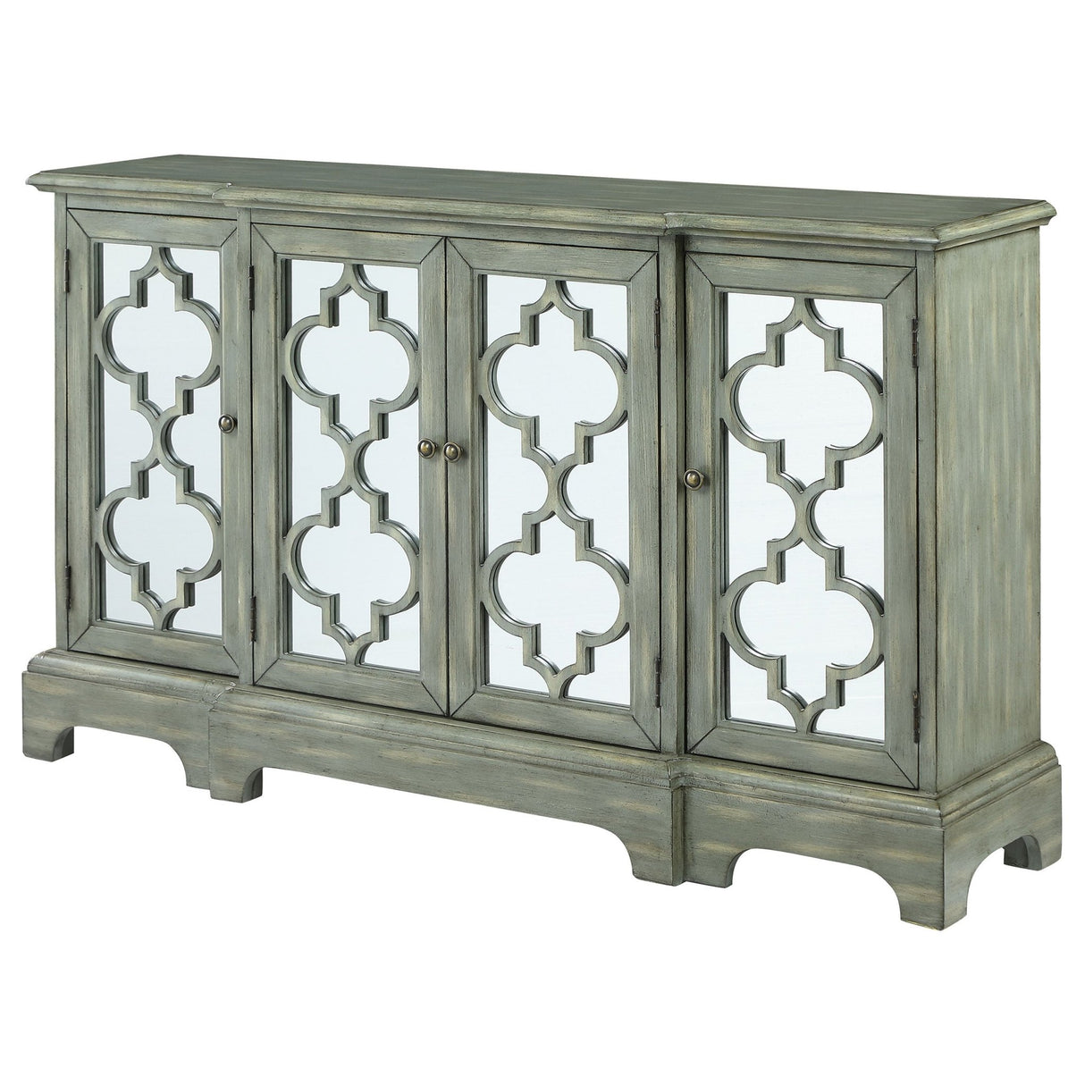 Erigeron 4 - door Accent Cabinet Grey | Coaster | Home Elegance USA