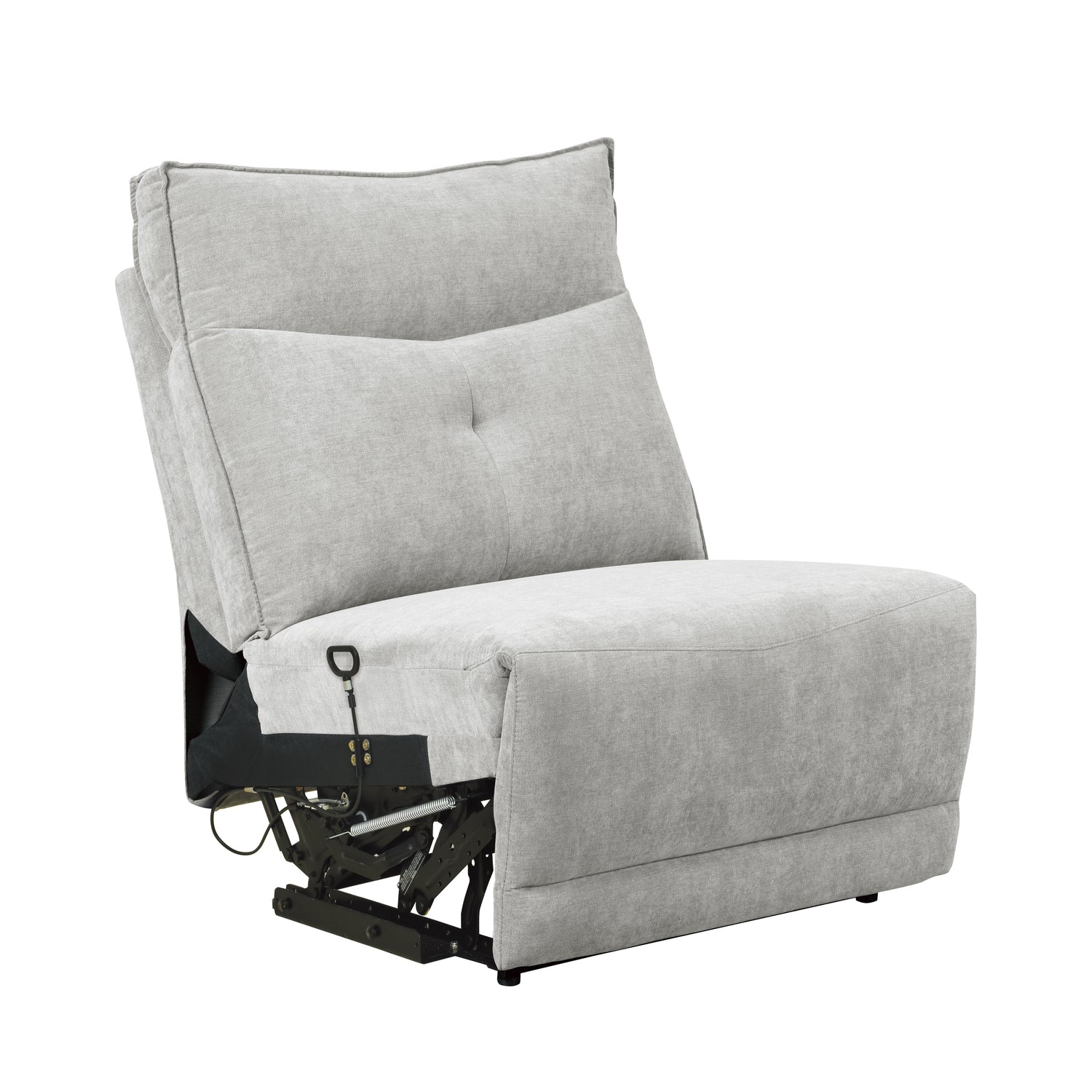 Tesoro 6Pc Modular Reclining Sectional with Right Chaise in Mist Gray – Homelegance