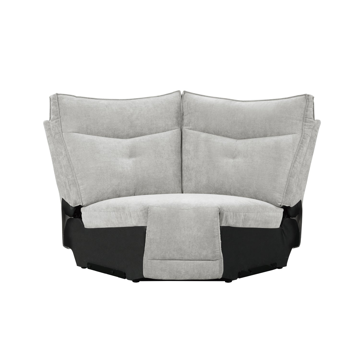 Tesoro 6Pc Modular Reclining Sectional with Right Chaise in Mist Gray – Homelegance