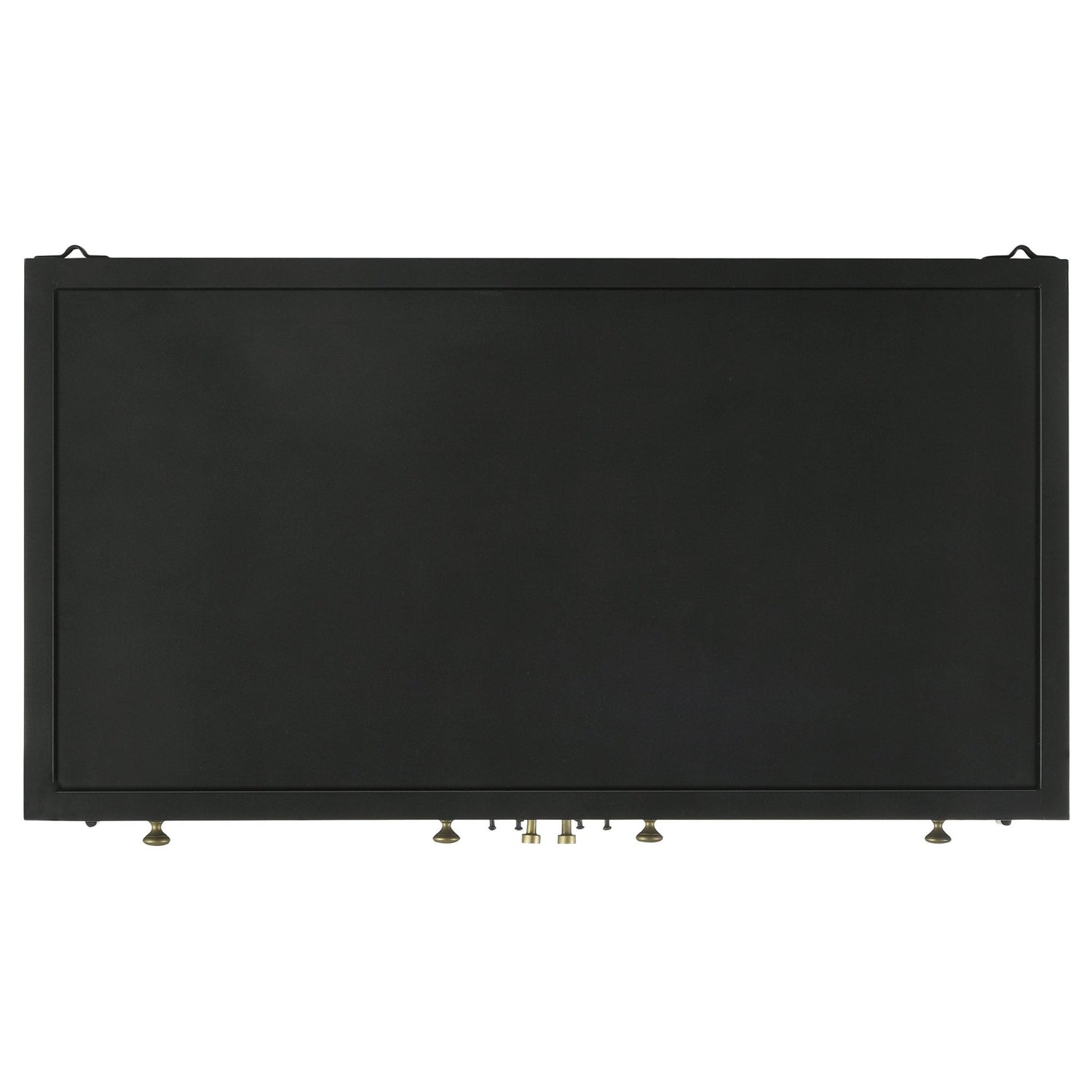 Accent Cabinet - Sadler 2-drawer Accent Cabinet with Glass Doors Black