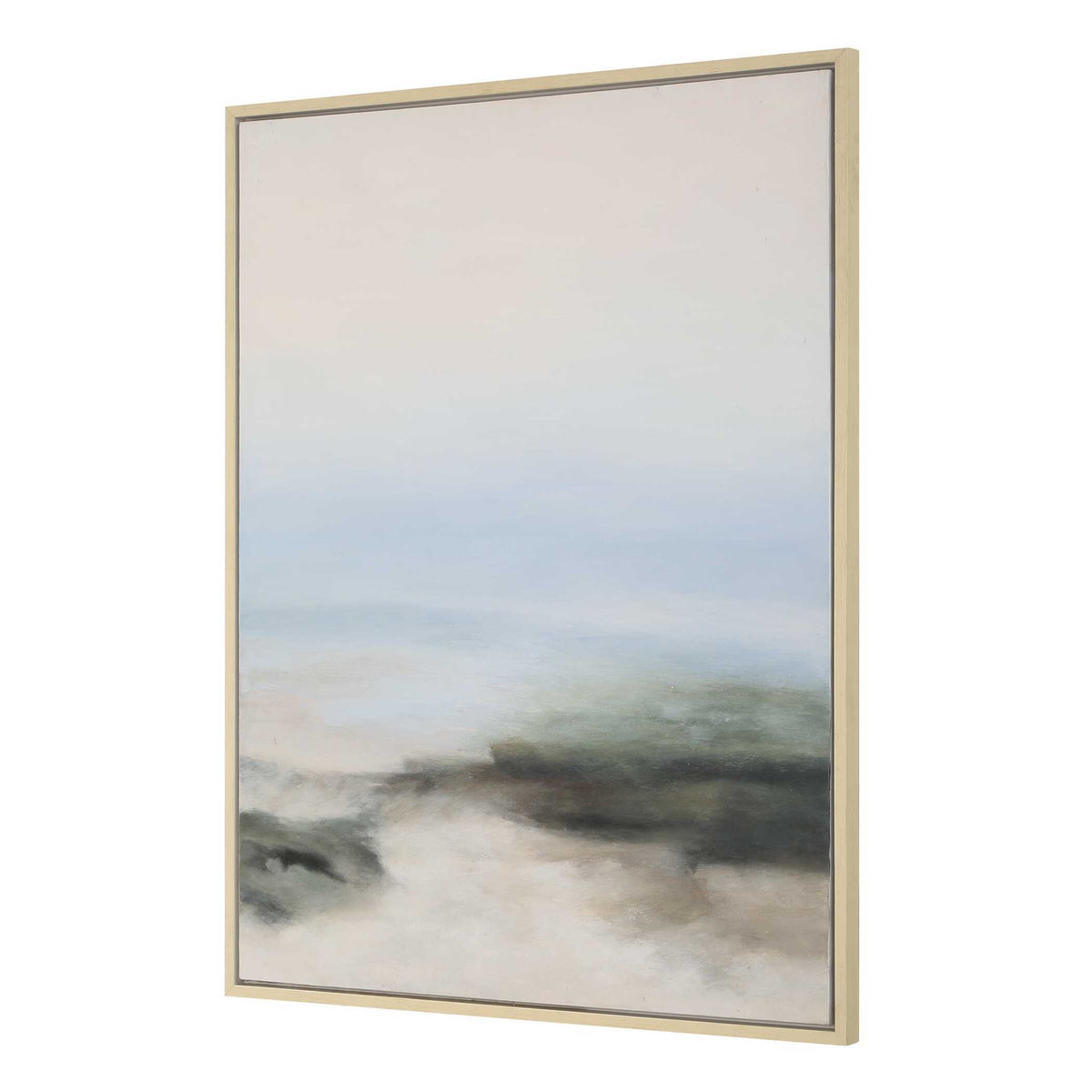 Crossing Paths Coastal Landscape Painting - Blue / Gray by Uttermost - View 4
