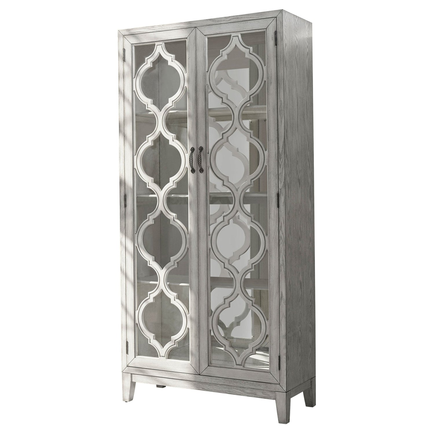 Tall Accent Cabinet - Mckellen 2-door Tall Cabinet Antique White