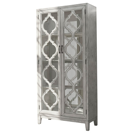 Tall Accent Cabinet - Mckellen 2-door Tall Cabinet Antique White