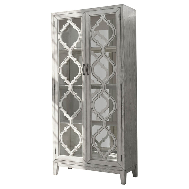 Tall Accent Cabinet - Mckellen 2-door Tall Cabinet Antique White