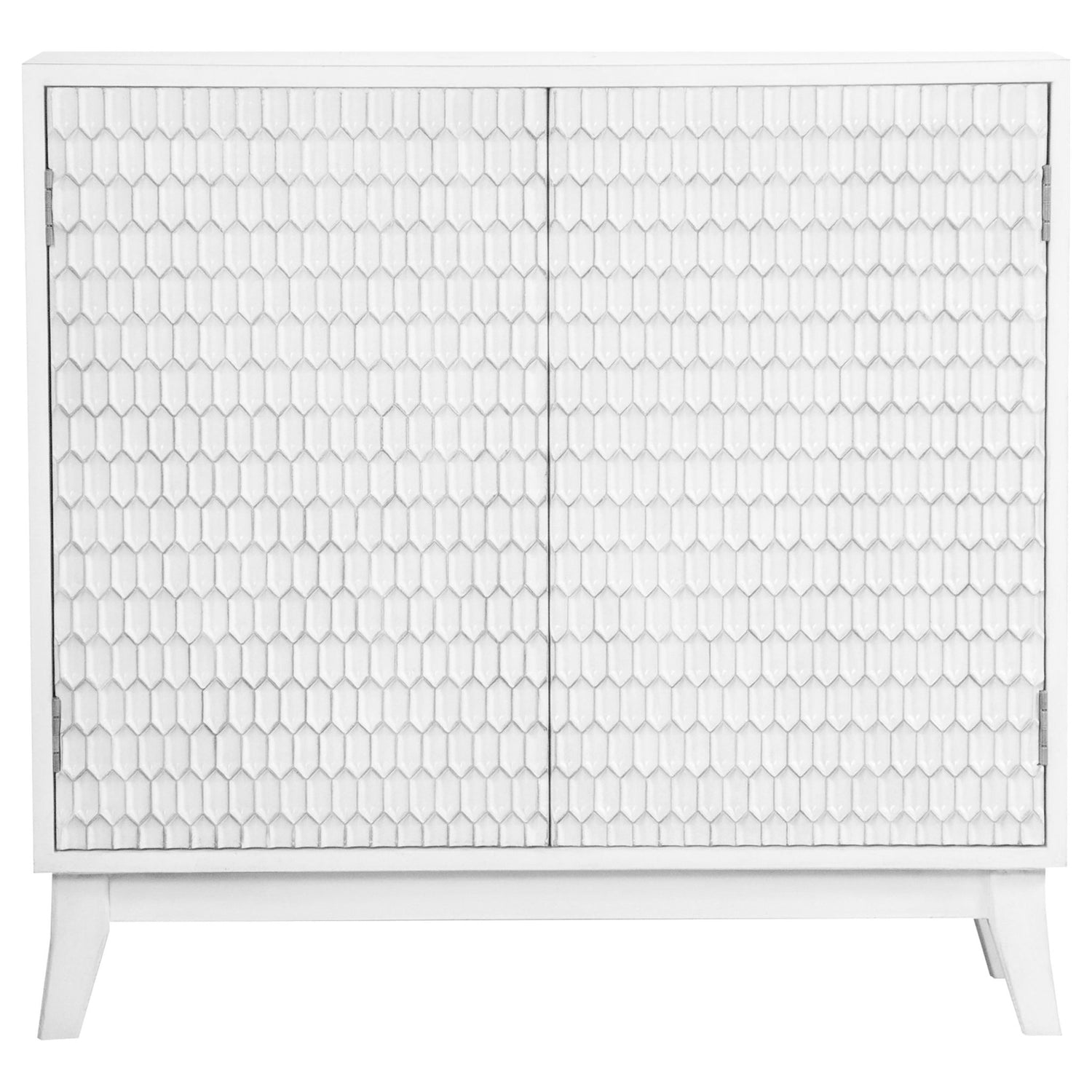 Gambon Rectangular 2 - door Accent Cabinet White | Coaster | Home Elegance USA