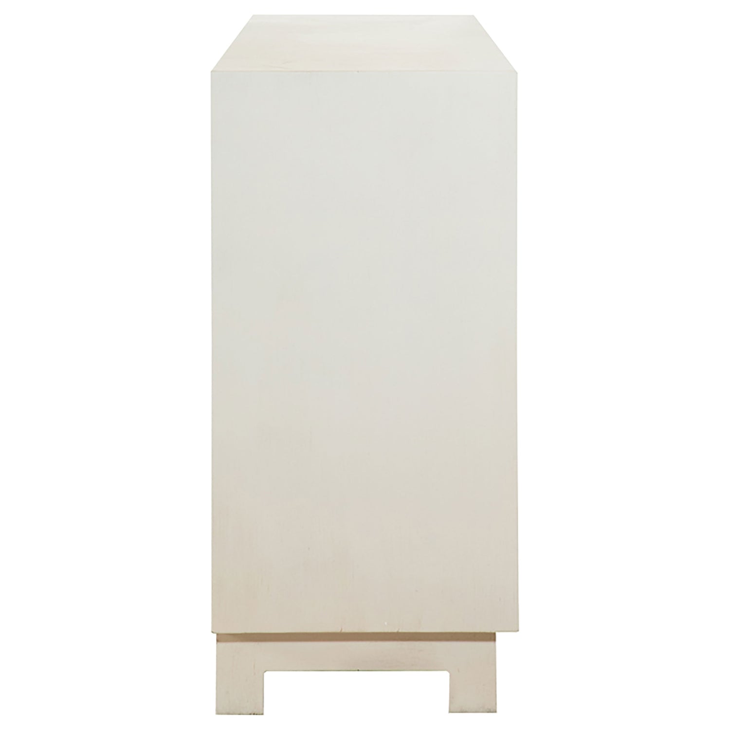 Voula Rectangular 4 - door Accent Cabinet White and Gold | Coaster | Home Elegance USA