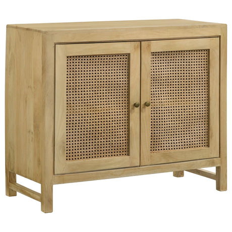 Accent Cabinet - Zamora Rectangular 2-door Accent Cabinet Natural