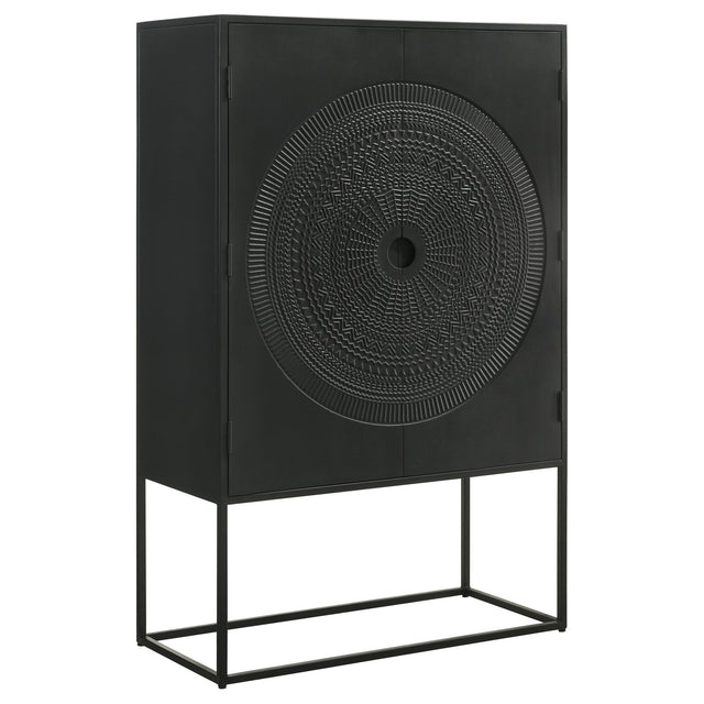 Jenna 2 - door Accent Cabinet Black | Coaster | Home Elegance USA
