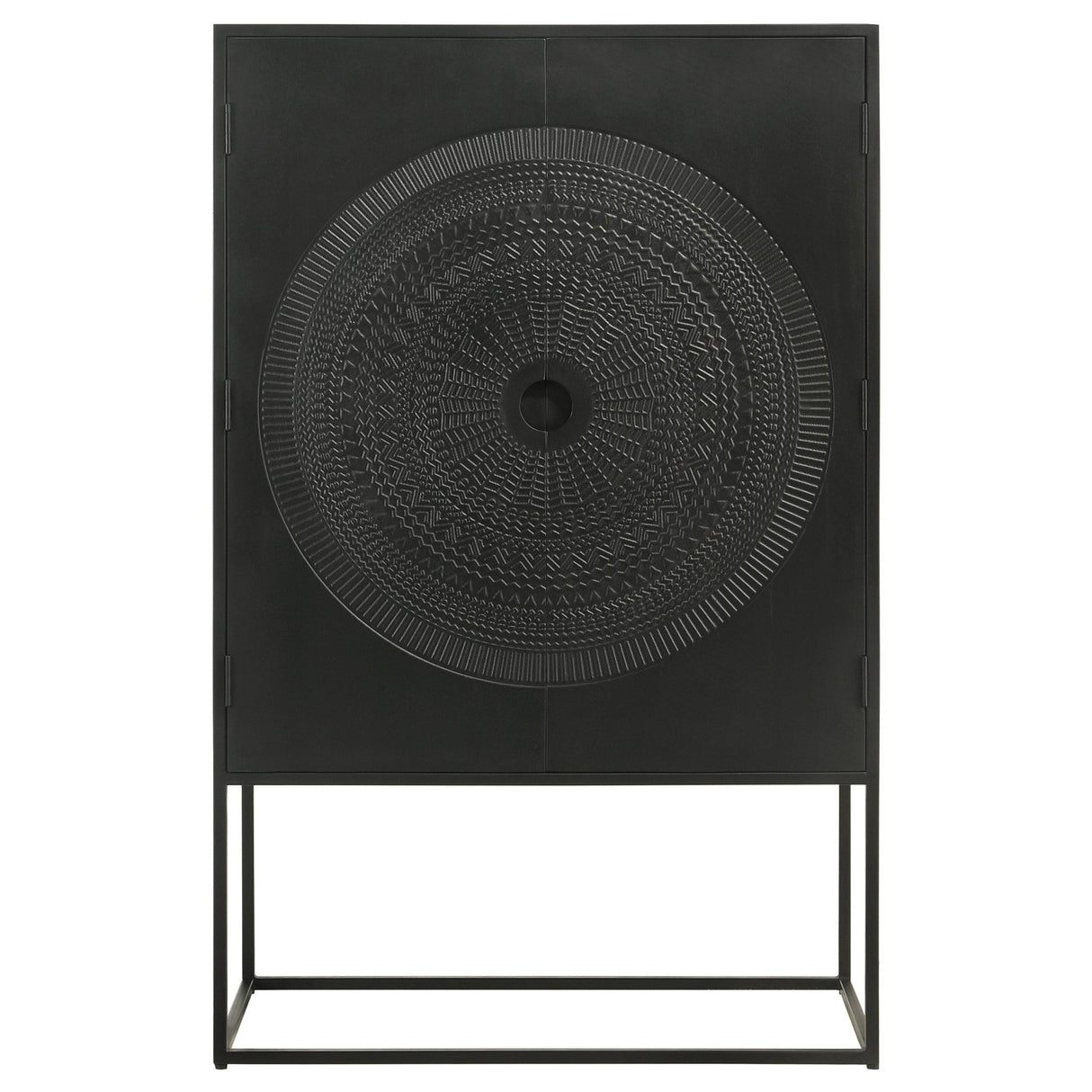 Jenna 2 - door Accent Cabinet Black | Coaster | Home Elegance USA
