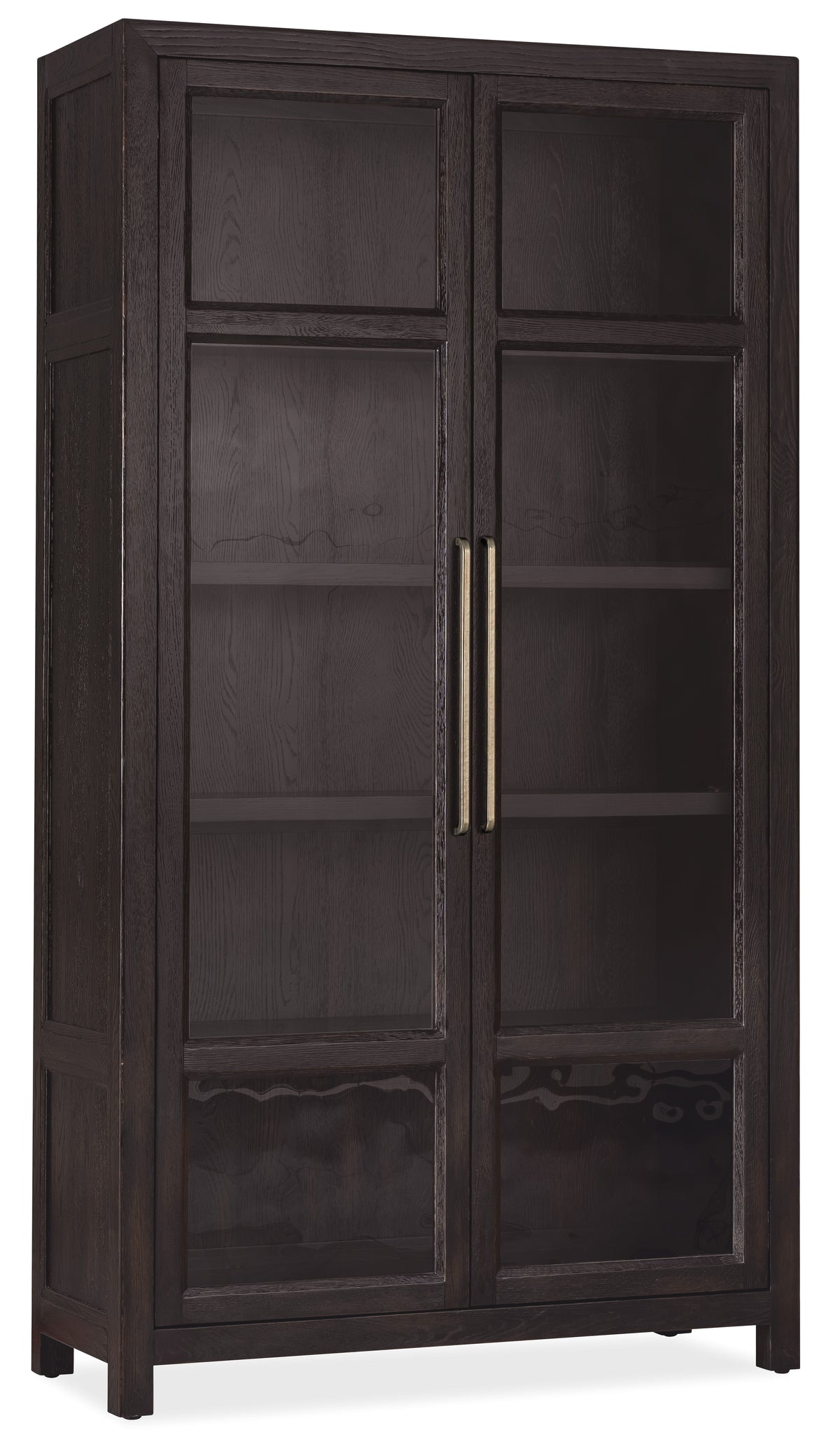 Driftwood Display Cabinet Burnt Timber - Black by Hooker Furniture - View 1