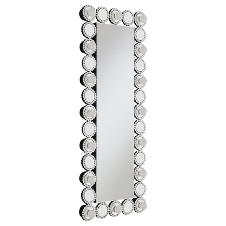 Aghes Rectangular Wall Mirror with LED Lighting Mirror | Coaster | Home Elegance USA