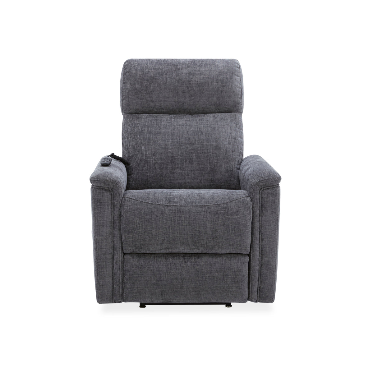 Luma Petite Power Lift Recliner With Power Headrest, Lumbar, Heat & Massage - Dark Gray | Flexsteel