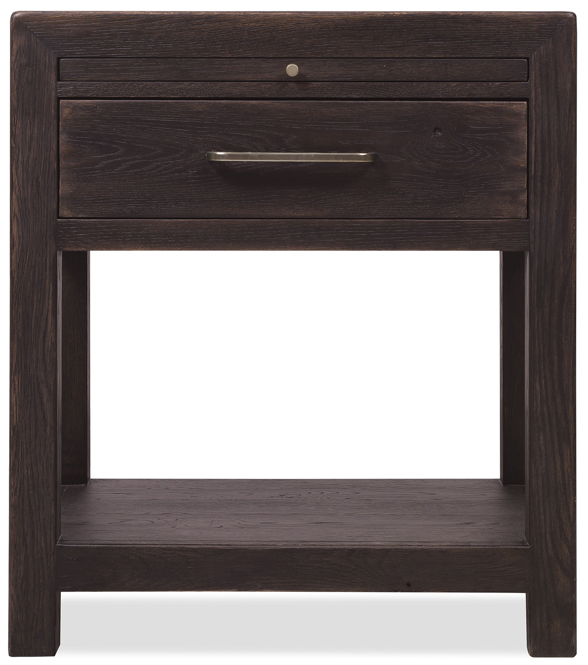 Driftwood One-Drawer Nightstand Burnt Timber - Black by Hooker Furniture - View 2