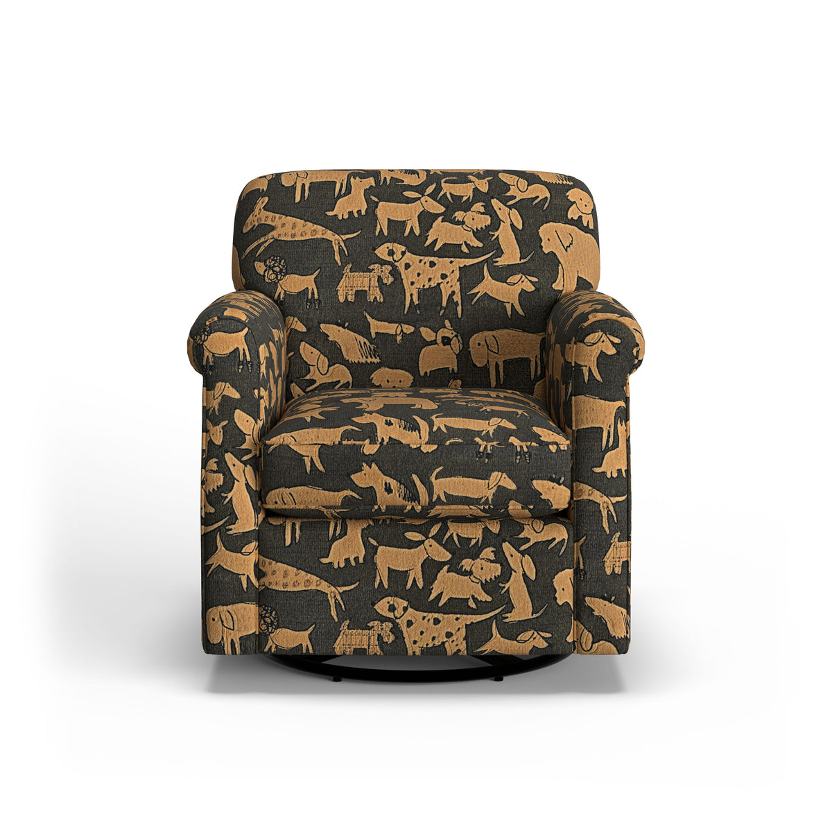Mabel Fabric Swivel Chair | Flexsteel