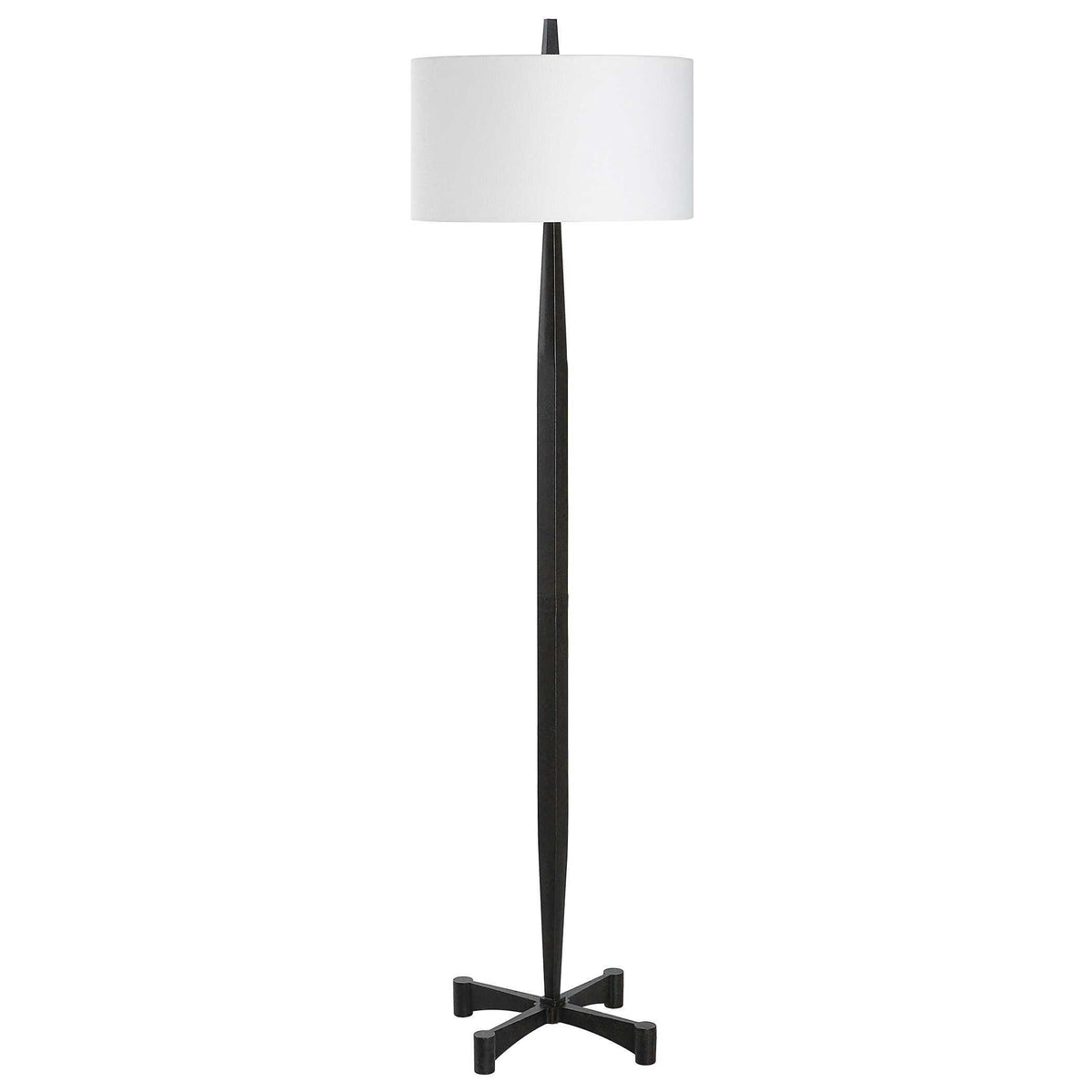 Counteract Rust Metal Floor Lamp - Black by Uttermost - View 4