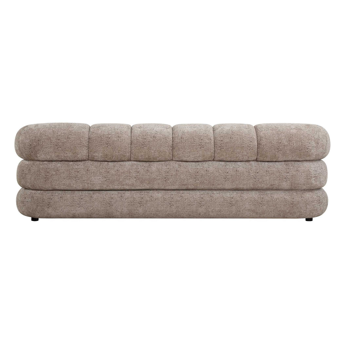 Modella Upholstered Chenille Sofa - Light Brown by Uttermost - View 7