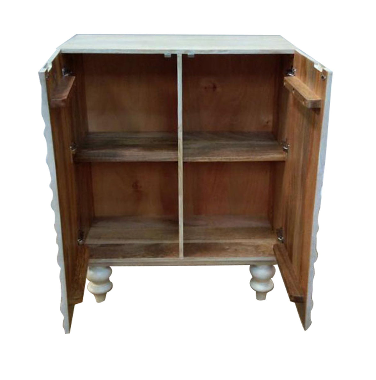 Balthazar Console Table 97770 White Washed Finish | Acme | Home Elegance USA