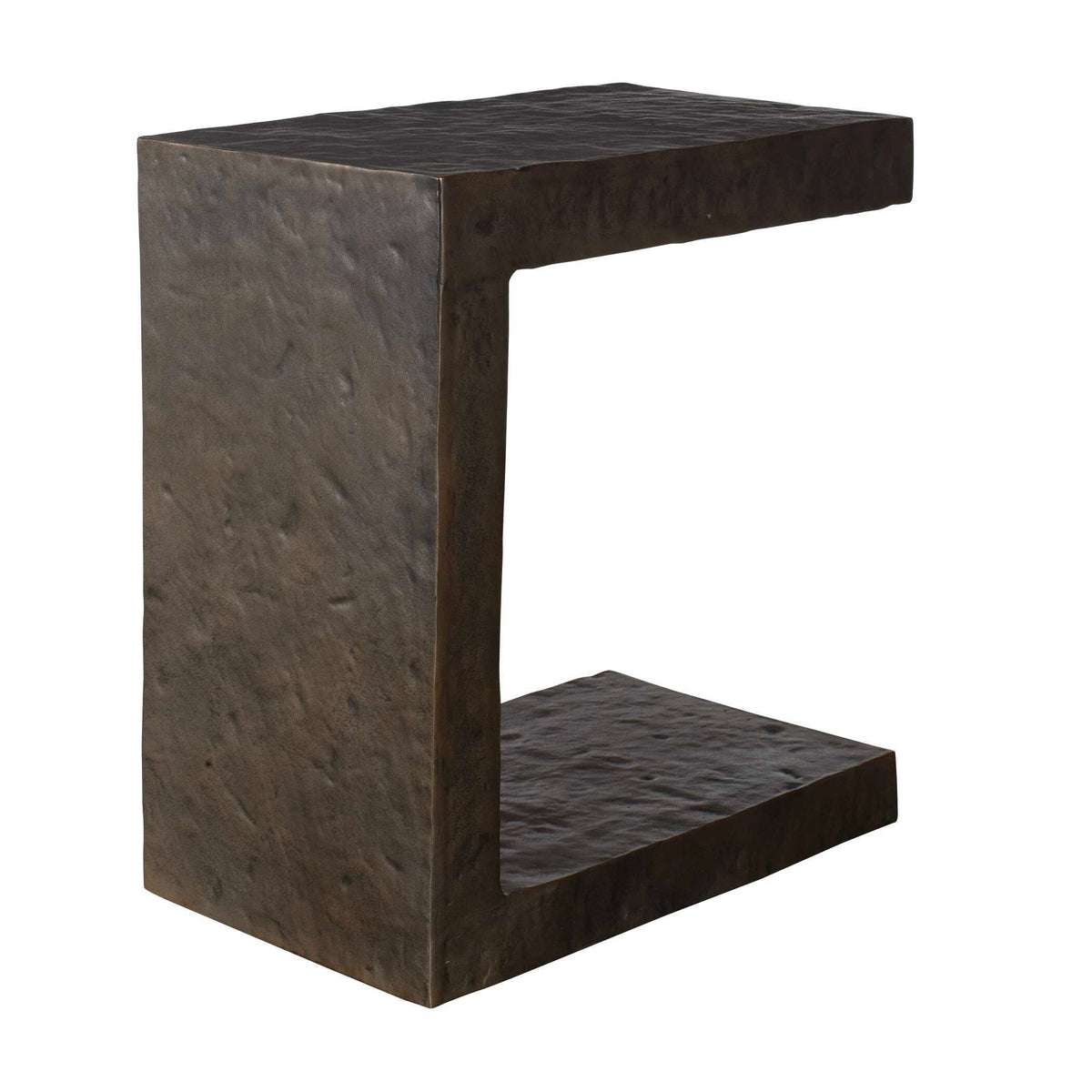 Obra Outdoor Side Table - Bronze by Uttermost - View 11