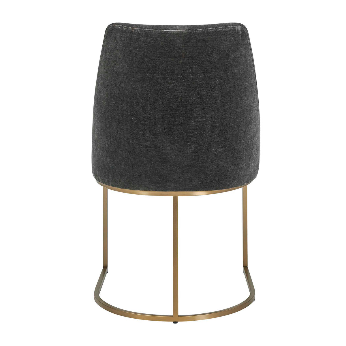 Hanni Upholstered Dining Chair - Dark Gray by Uttermost - View 6