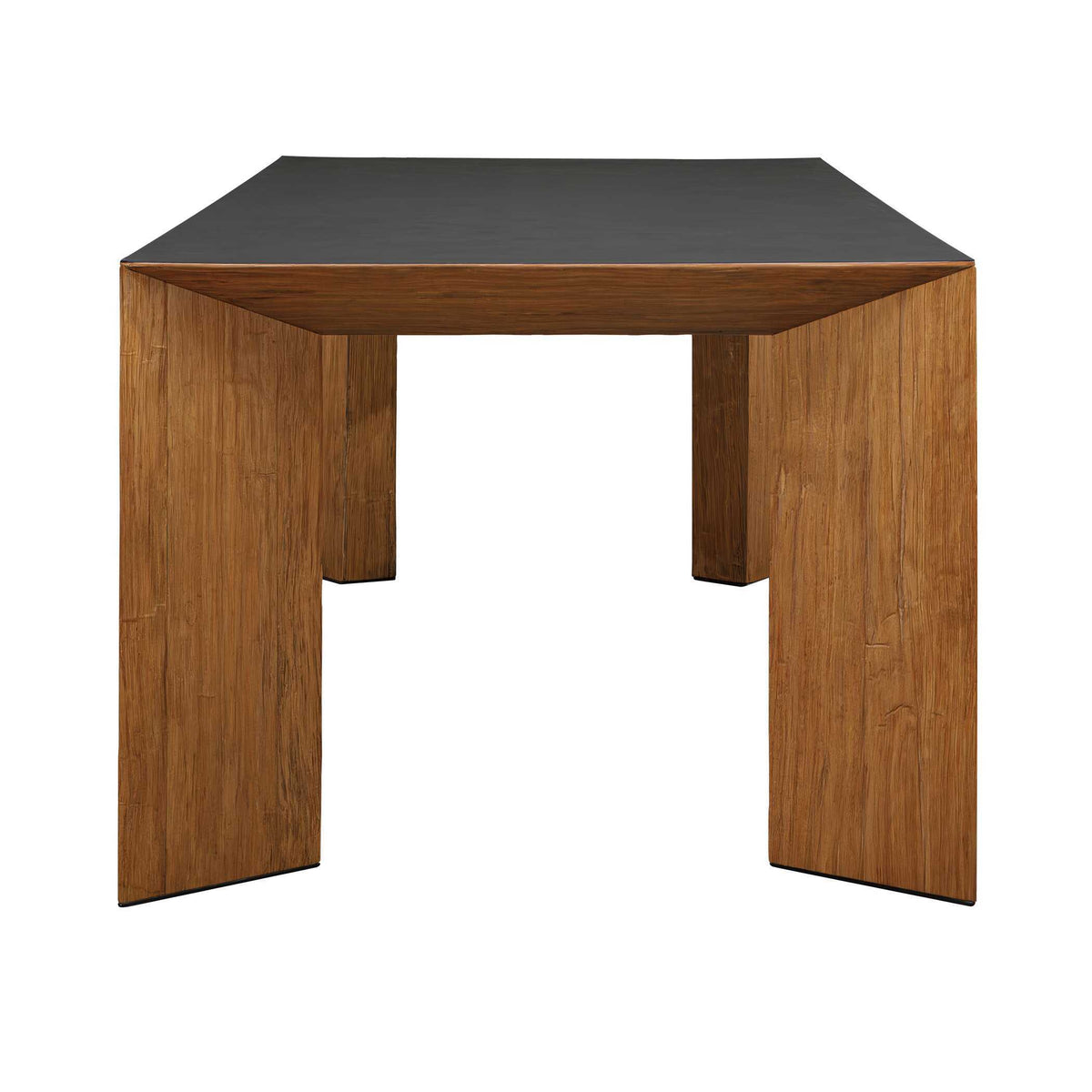 Kelvin Modern Dining Table Gray / Woodtone - Light Brown / Dark Gray by Uttermost - View 3