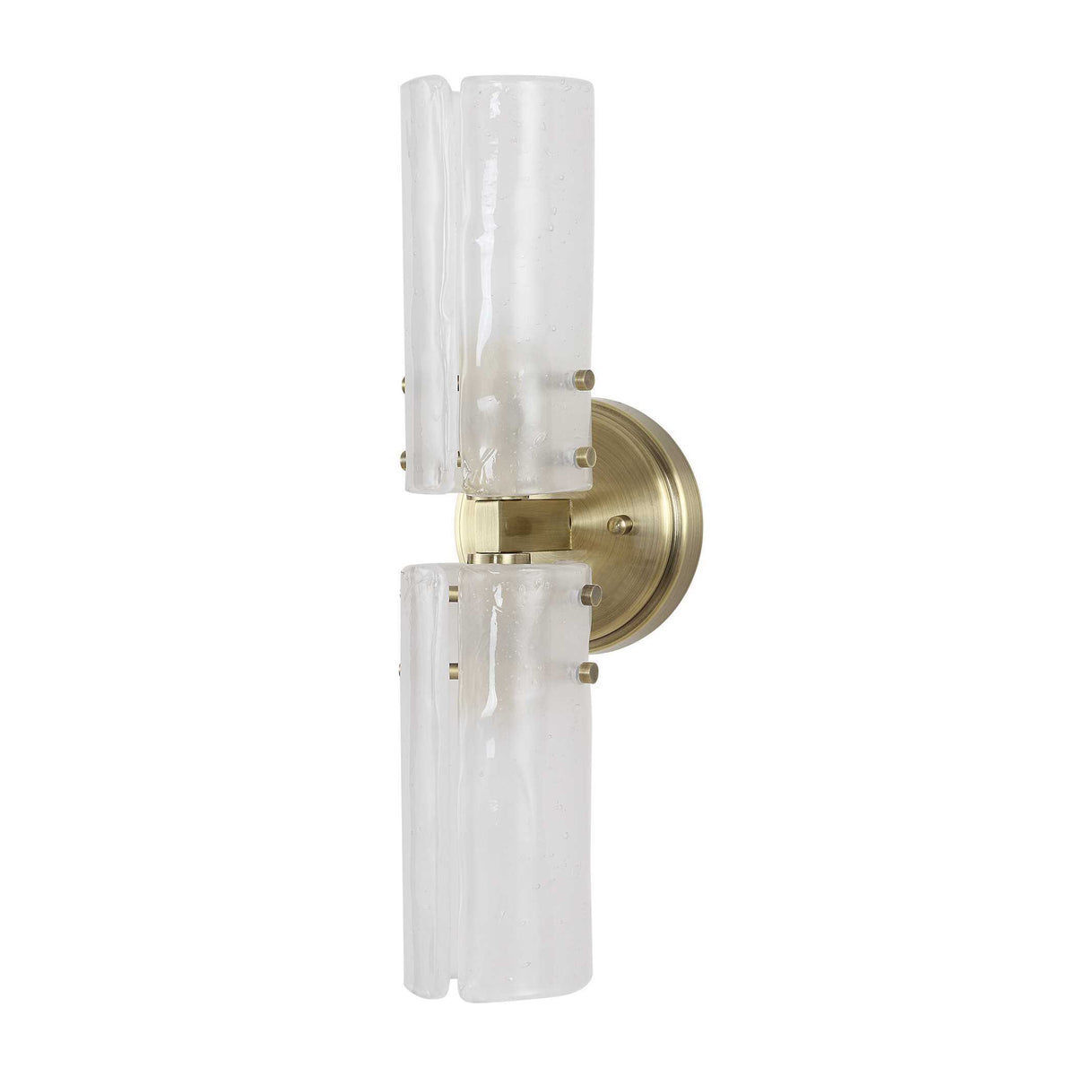 Mistie 2 Light Glass Sconce - Bronze by Uttermost - View 3