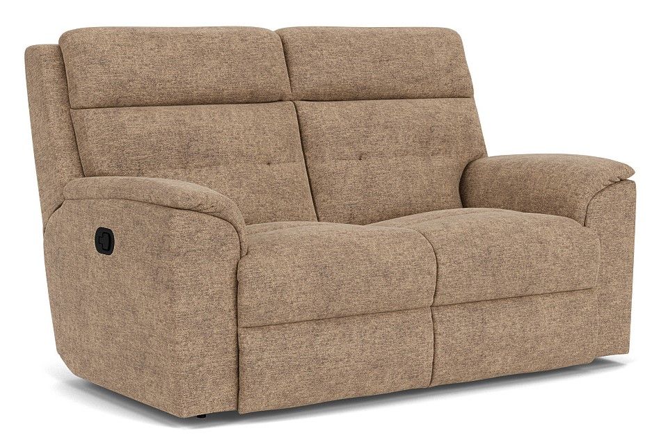 Mason Transitional Fabric Reclining Loveseat | Flexsteel