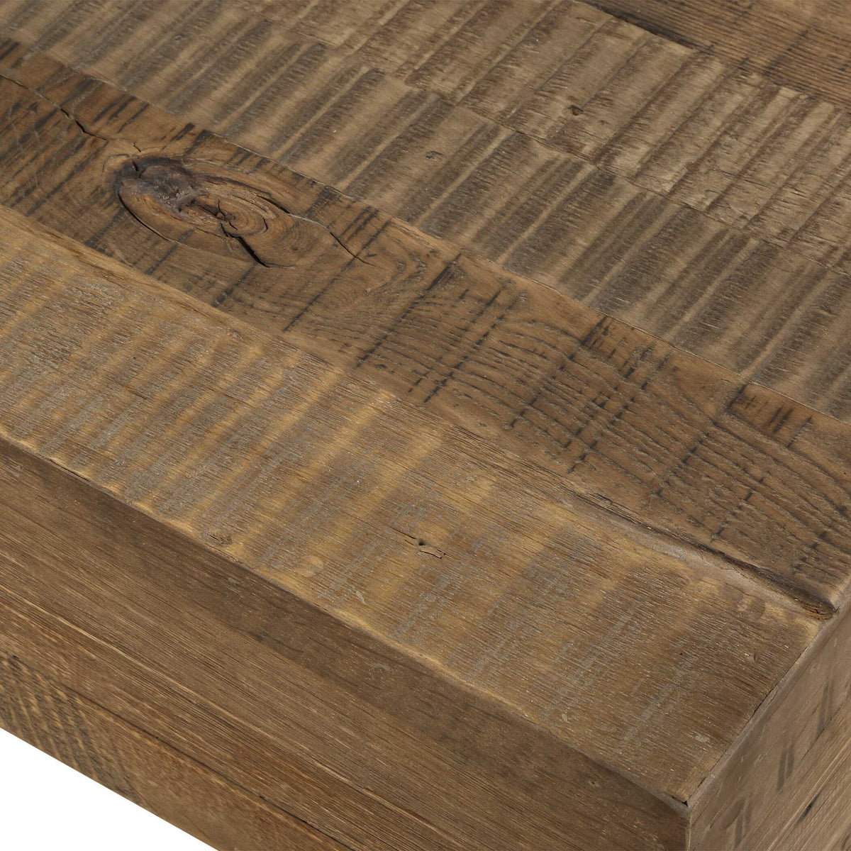 Rustic Planes Modern Coffee Table - Dark Brown by Uttermost - View 9