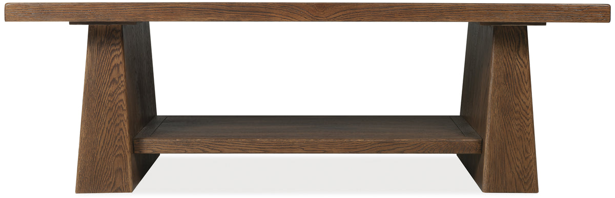 Driftwood Rectangle Coffee Table Medium Wood - Dark Brown by Hooker Furniture - View 5