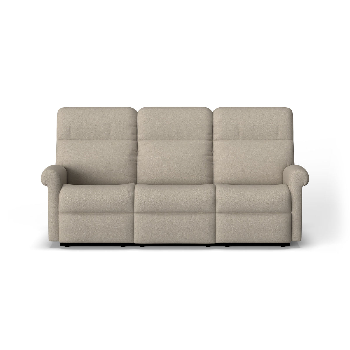 Davis Transitional Fabric Power Reclining Sofa With Power Headrests | Flexsteel