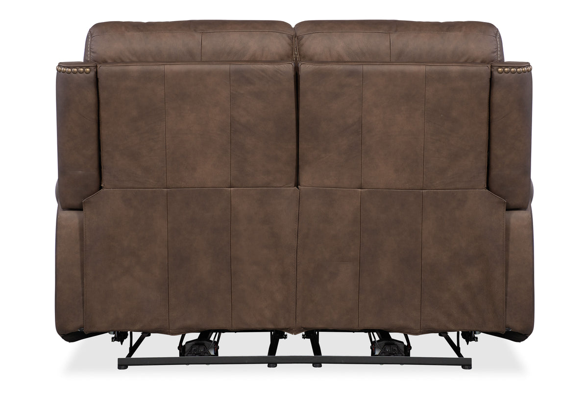 Duncan Power Loveseat With Power Headrest & Lumbar - Dark Brown by Hooker Furniture - View 3