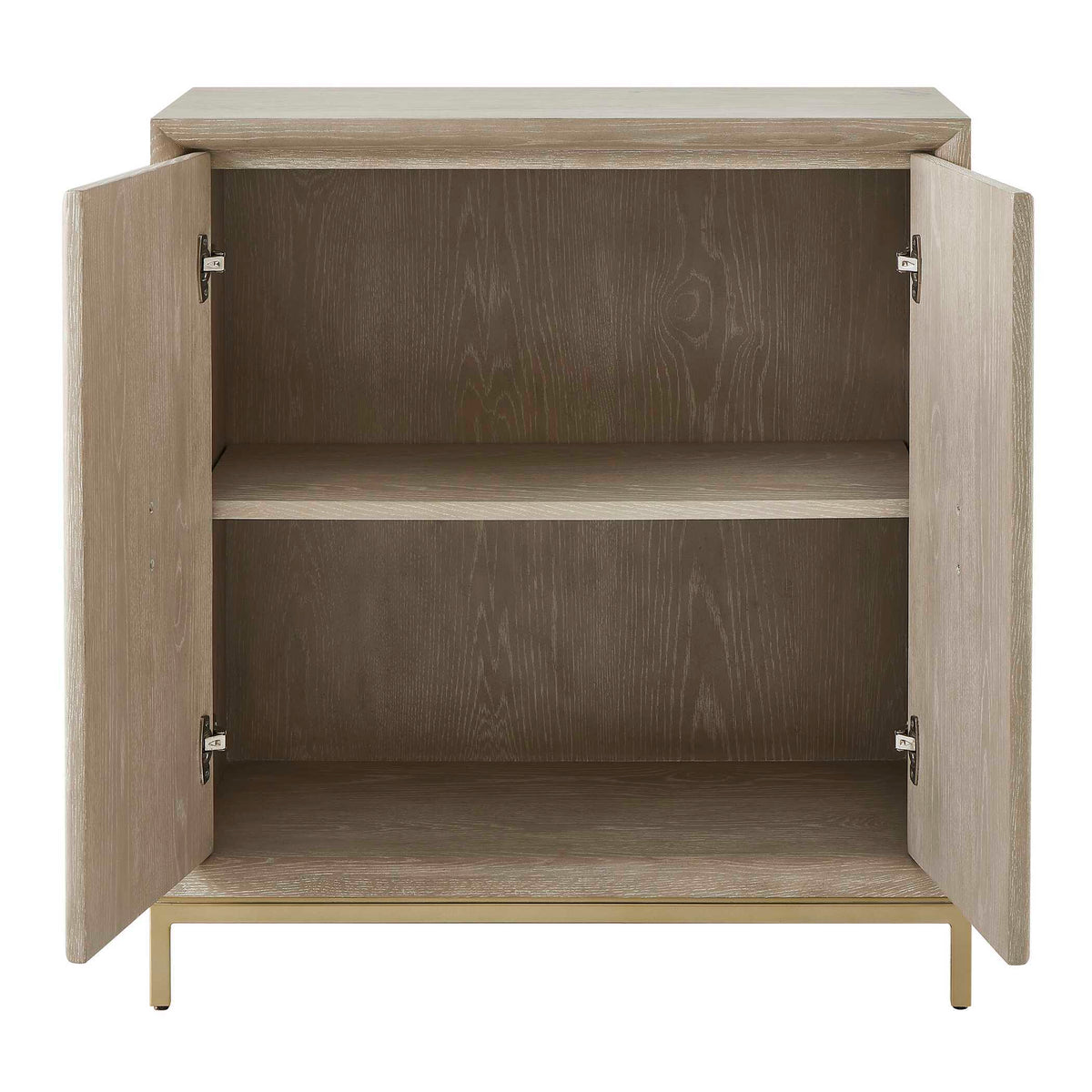 Alessia 2 Door Cabinet - Light Brown by Uttermost - View 6