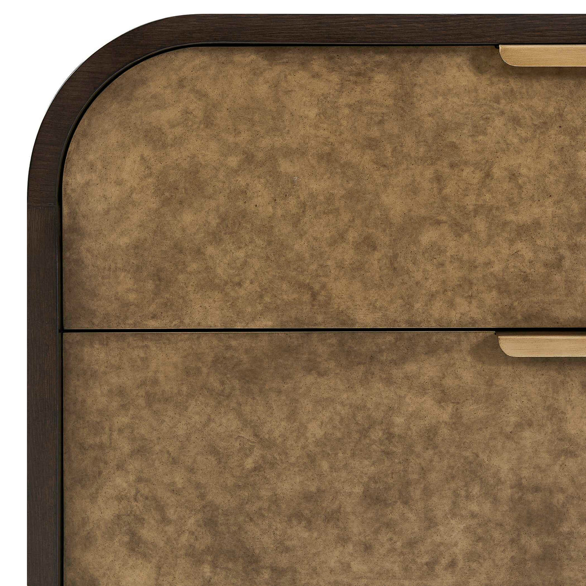 Byrams 3 Drawer Oak Chest Brown / Gold / Woodtone - Dark Brown by Uttermost - View 9