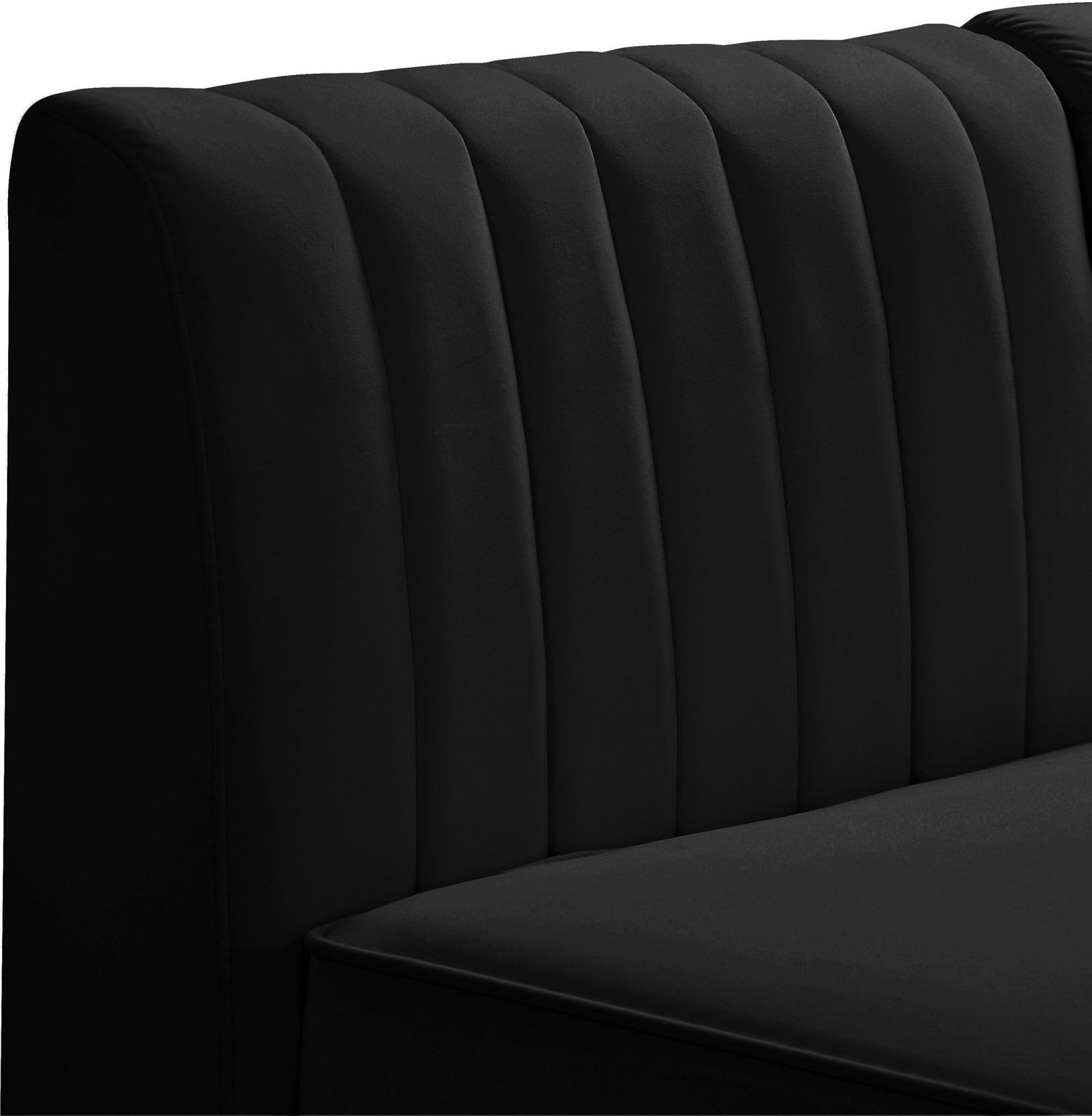 Alina - Modular Sectional 5 Piece - Black | Home Elegance USA