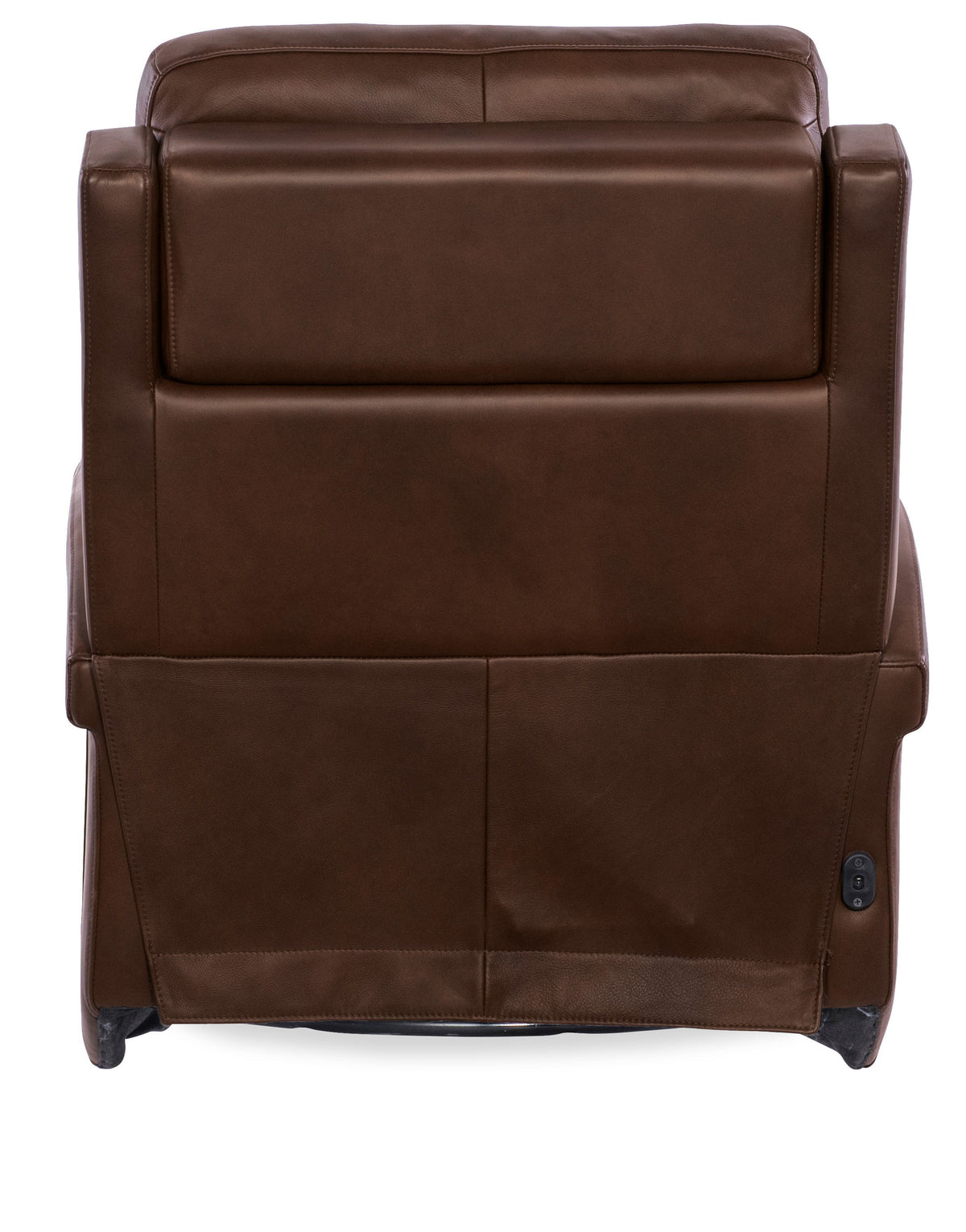 Kaufman ZG Swivel Power Recliner With Pop-Up Headrest - Dark Brown by Hooker Furniture - View 9