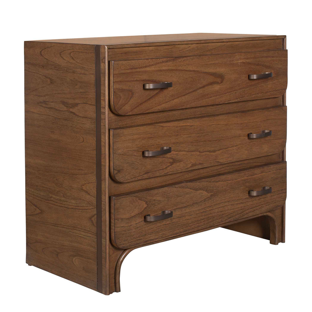McKagan 3 Drawer Chest Mindi Wood - Dark Brown by Uttermost - View 3