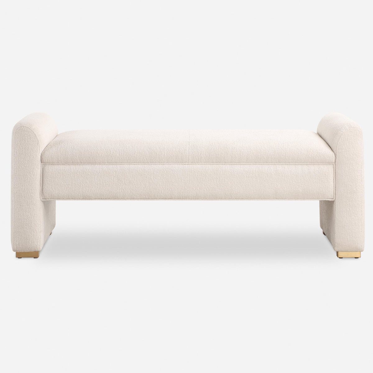 Caliste Bench - White by Uttermost - View 1