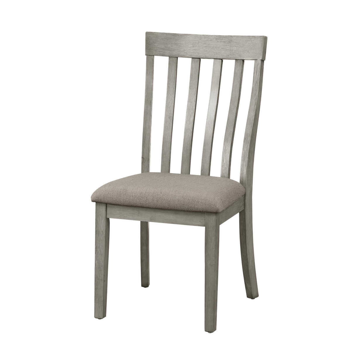 Country Casual Styling 6pc Dining Set Dining Table with Drawers Bench Side Chairs Light Gray Finish Wooden Contemporary Furniture | Home Elegance USA