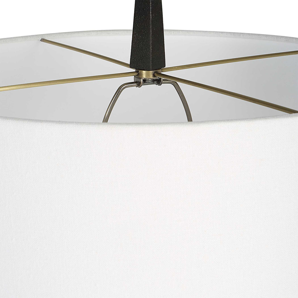 Counteract Rust Metal Floor Lamp - Black by Uttermost - View 7
