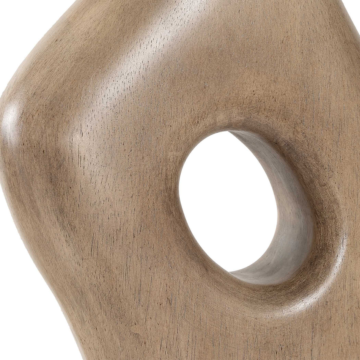 Almyra Solid Wood Floor Lamp - Light Brown by Uttermost - View 6